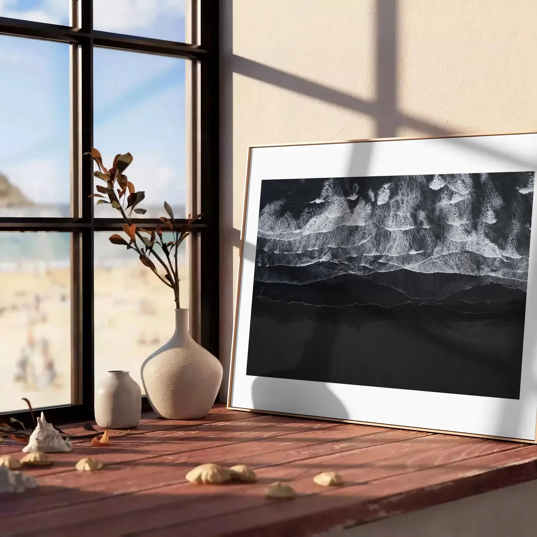 space tranquility stunning ocean poster serene green blue hues captivating wall art perfect nature lovers ideal gift options style