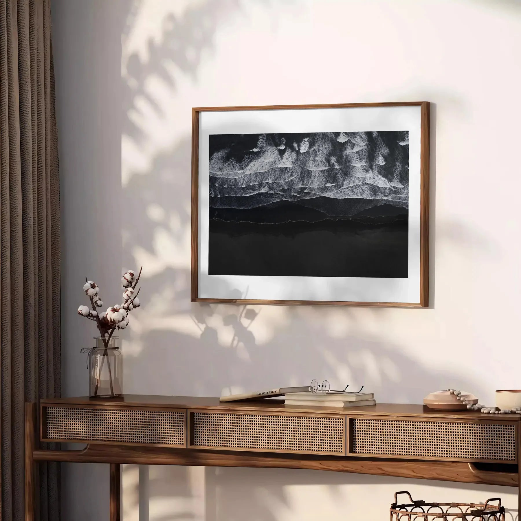 space tranquility stunning ocean poster serene green blue hues captivating wall art perfect nature lovers ideal gift options style